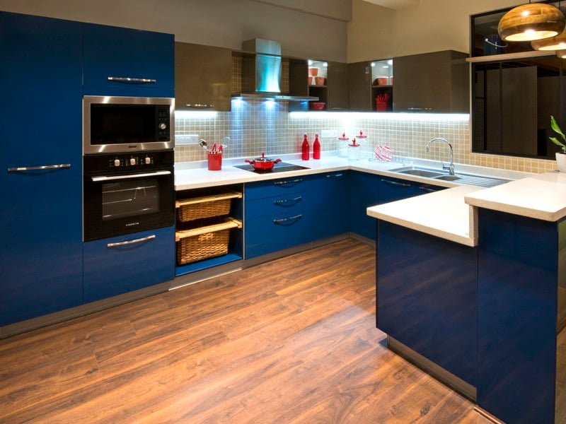 U Shaped Kitchen - Modular Kitchen